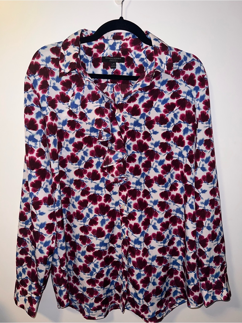 Banana Republic Floral Shorts in Pink, Blue & White
